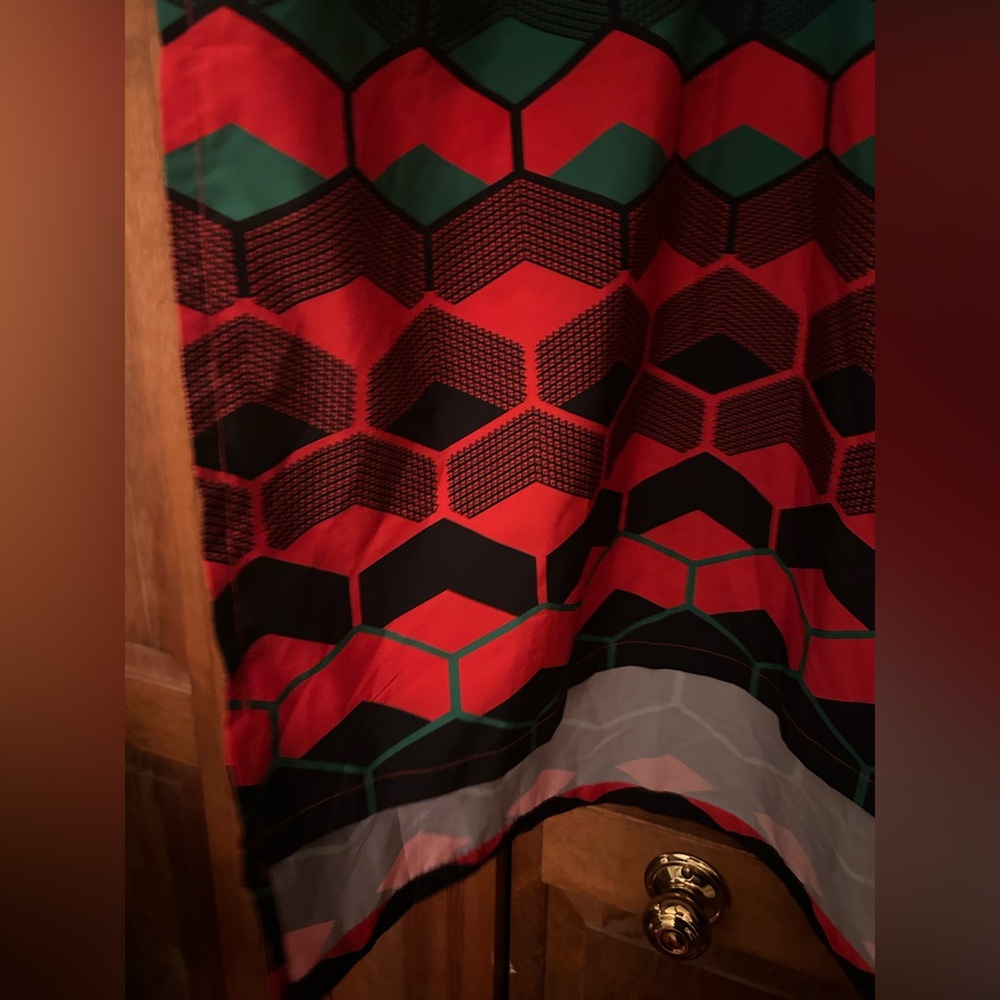 Nike Unisex Sporty Athleisure Oversized Kenya Sz S/M Red Green Black Red Poncho - Picture 2 of 16